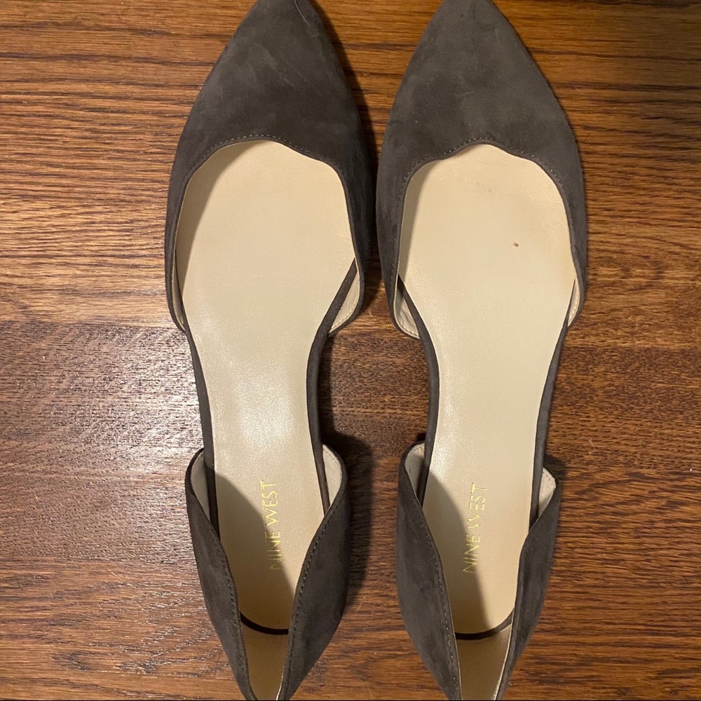 Grey Nine West Flats